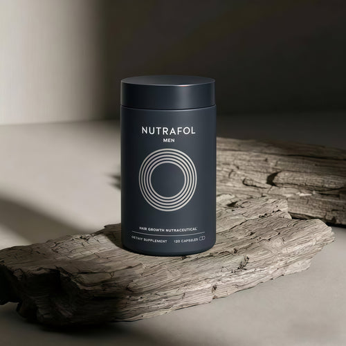 Nutrafol Men's Hair Growth Supplements, Clinically Tested for Visibly Thicker Hair and Scalp Coverage, Dermatologist Recommended - 1 Month Supply